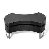 vidaXL Salontafel met aanpasbare vorm hoogglans wit
