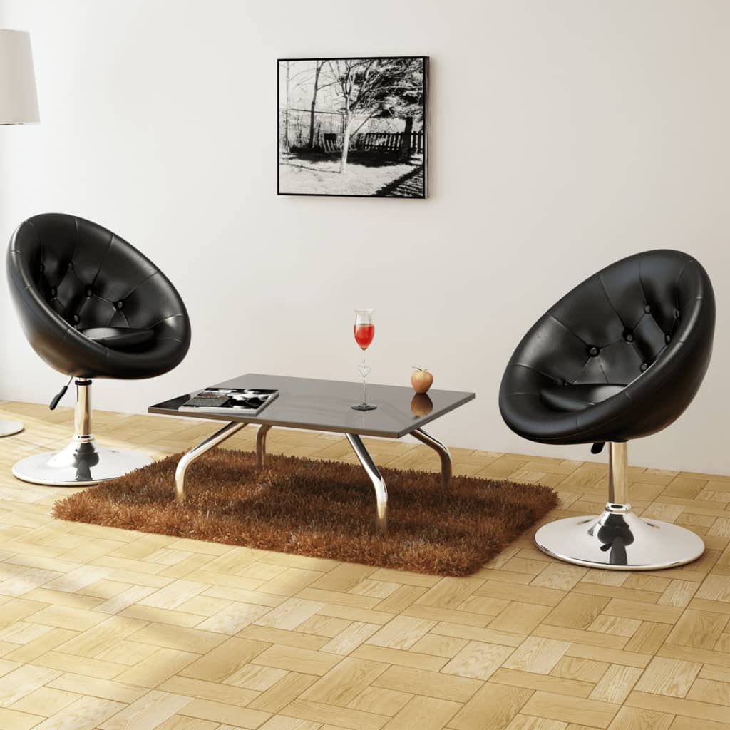 vidaXL Barkruk kunstleer wit