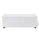 vidaXL Opbergbank 118x44x44 cm wit