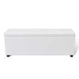 vidaXL Opbergbank 118x44x44 cm wit