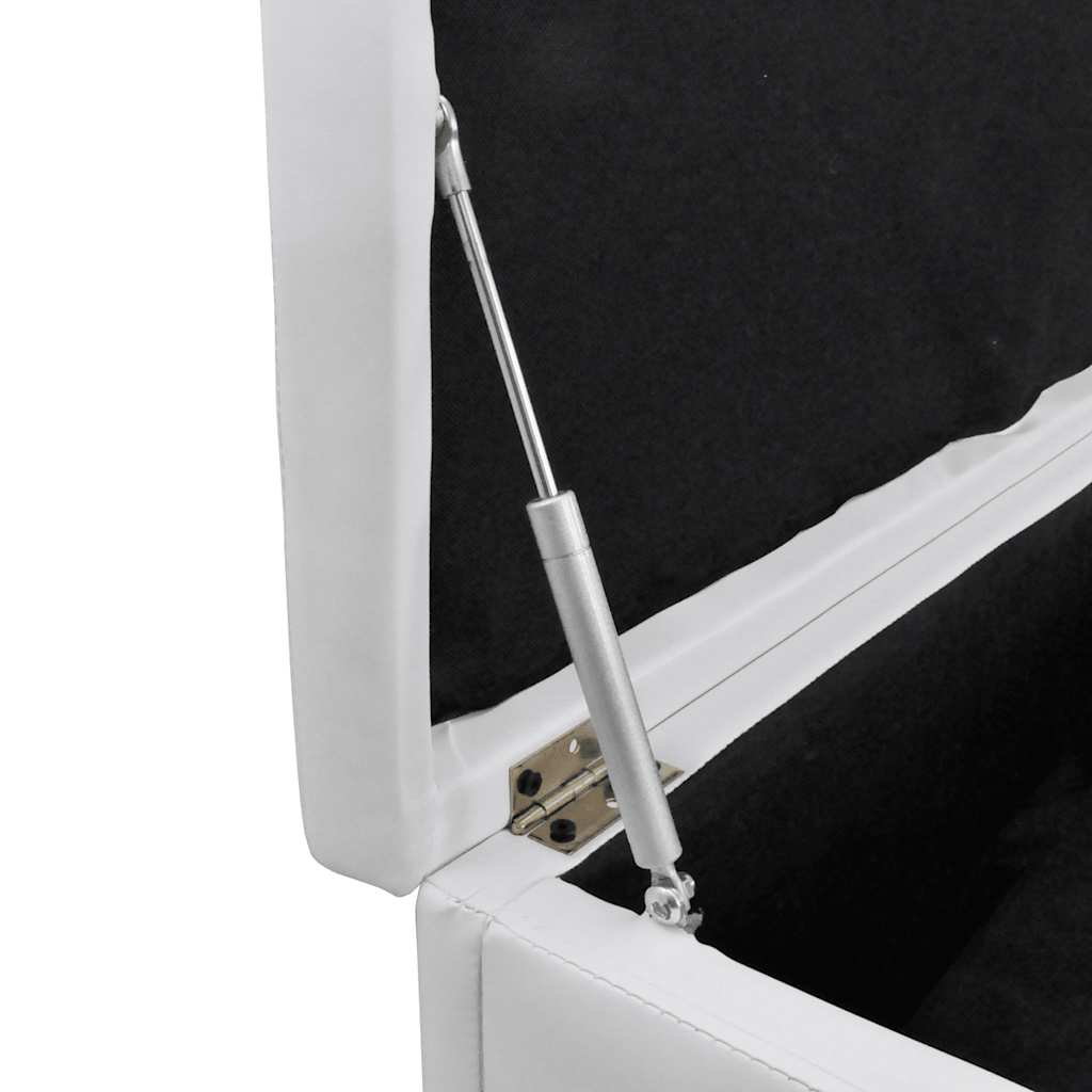 vidaXL Opbergbank 118x44x44 cm wit