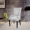 vidaXL Fauteuil fluweel zwart