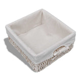 vidaXL Opbergbank 62x33x42 cm paulowniahout wit
