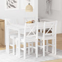 vidaXL 5-piece Dining Set white
