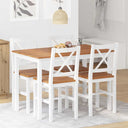 vidaXL 5-piece Dining Set white