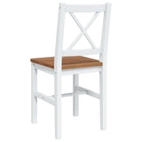 vidaXL 5-piece Dining Set white