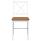 vidaXL 5-piece Dining Set white