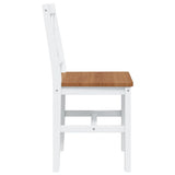 vidaXL 5-piece Dining Set white