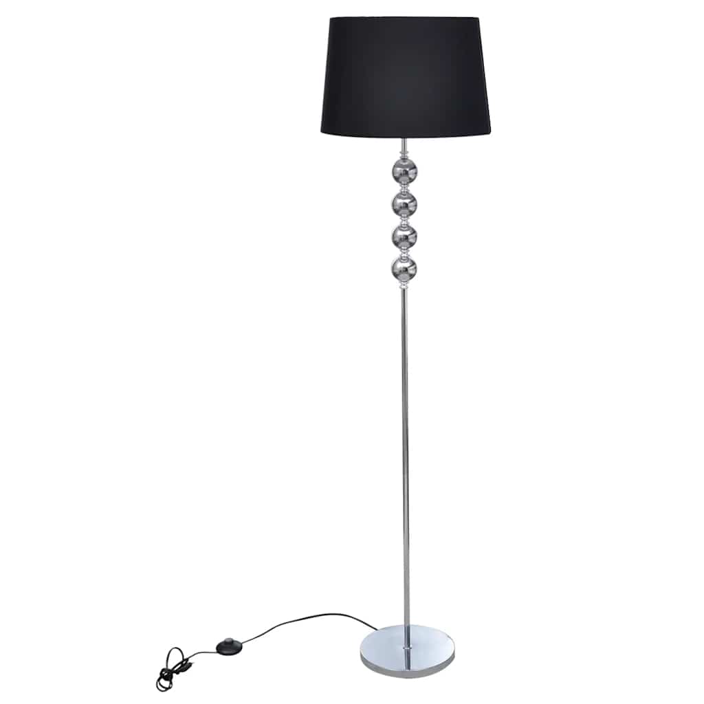 vidaXL Floor Lamp Eleganza black