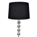 vidaXL Floor Lamp Eleganza black