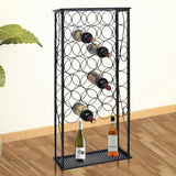 vidaXL Wine Rack for 45 Bottles Metal