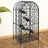 vidaXL Wine Rack for 45 Bottles Metal