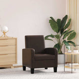 vidaXL Fauteuil kunstleer bruin