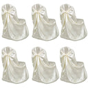 Wedding Chair Cover White (6 pieces)