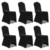 vidaXL Stretch Chair Covers 4 pcs white