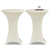 vidaXL Stretch Chair Cover 2 pcs 60 cm Anthracite