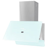vidaXL Range Hood 600 mm Tempered Glass White