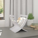 vidaXL Magazine Rack Floor Standing Wood Natural
