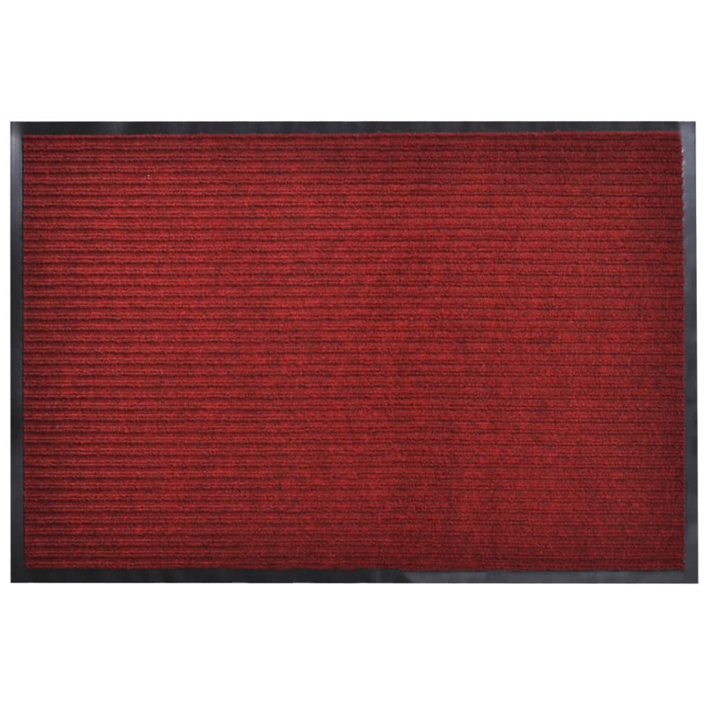 vidaXL Doormat 90x60 cm PVC black