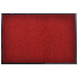 vidaXL Doormat 90x60 cm PVC black