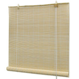 vidaXL Roller Blind 80x160 cm bamboo natural