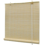 vidaXL Roller Blind 80x160 cm bamboo natural