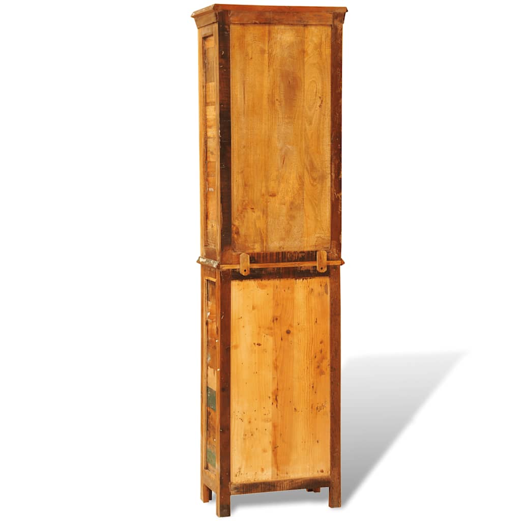 vidaXL Boekenkast vintage-stijl massief gerecycled hout