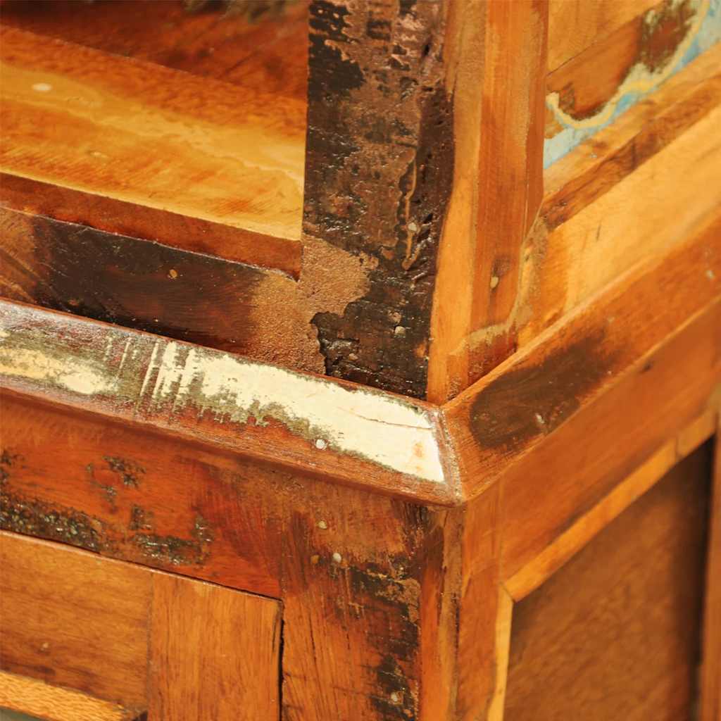 vidaXL Boekenkast vintage-stijl massief gerecycled hout