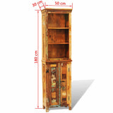 vidaXL Boekenkast vintage-stijl massief gerecycled hout
