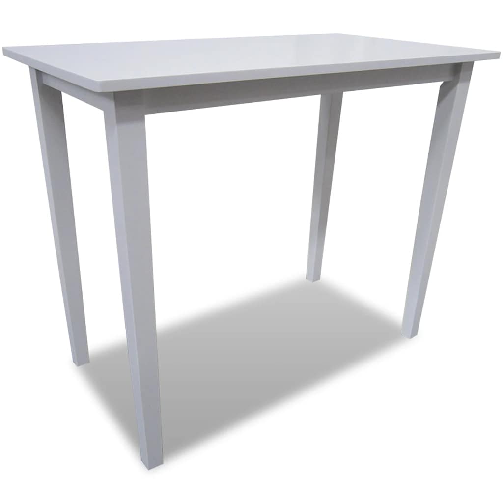 vidaXL Bar Table Wood White