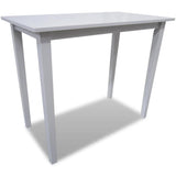 vidaXL Bar Table Wood White