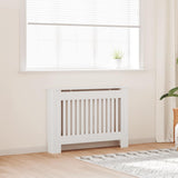 vidaXL Radiator Cover 112 cm MDF White