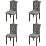 vidaXL Dining Chairs 6 pcs fabric camel