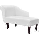 vidaXL Chaise longue kunstleer bruin