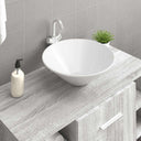 vidaXL Wash Basins 2 pcs 42x42x14 cm ceramic white