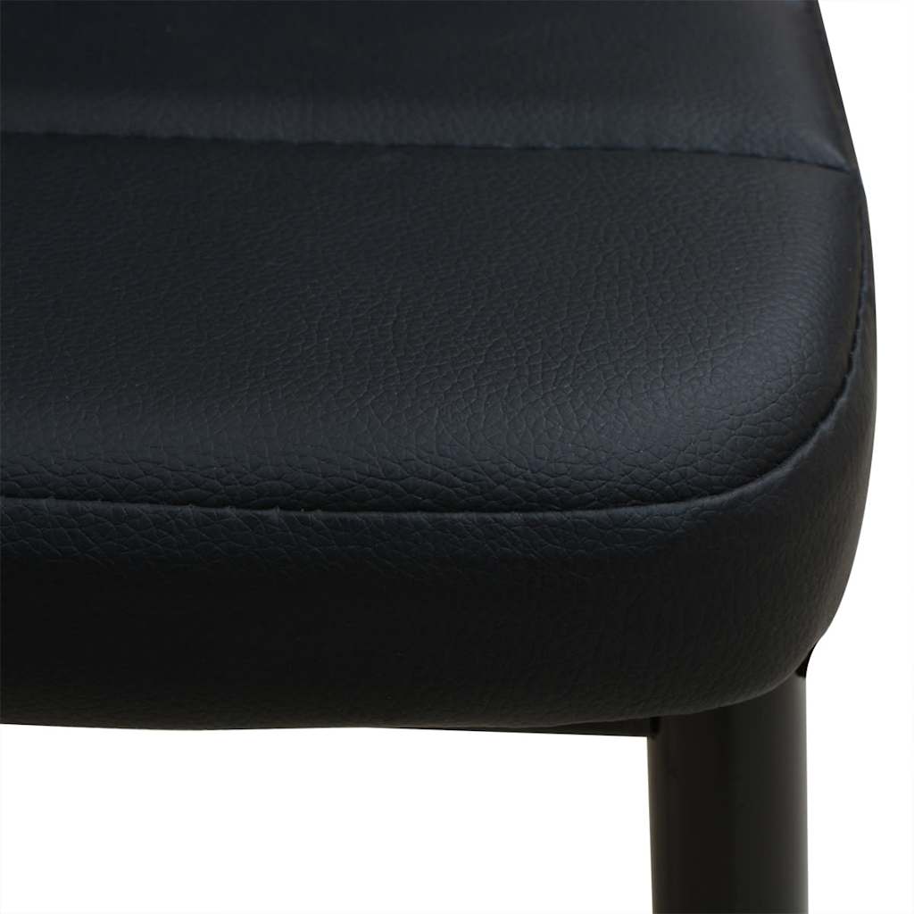 vidaXL Dining Set Table and Chairs Black 3-piece