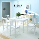 vidaXL 3-Piece Dining Set White