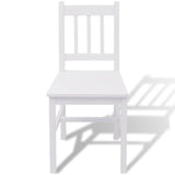 vidaXL 3-Piece Dining Set White
