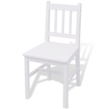 vidaXL 3-Piece Dining Set White