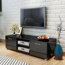 vidaXL Tv-meubel 120x40,5x35 cm hoogglans wit
