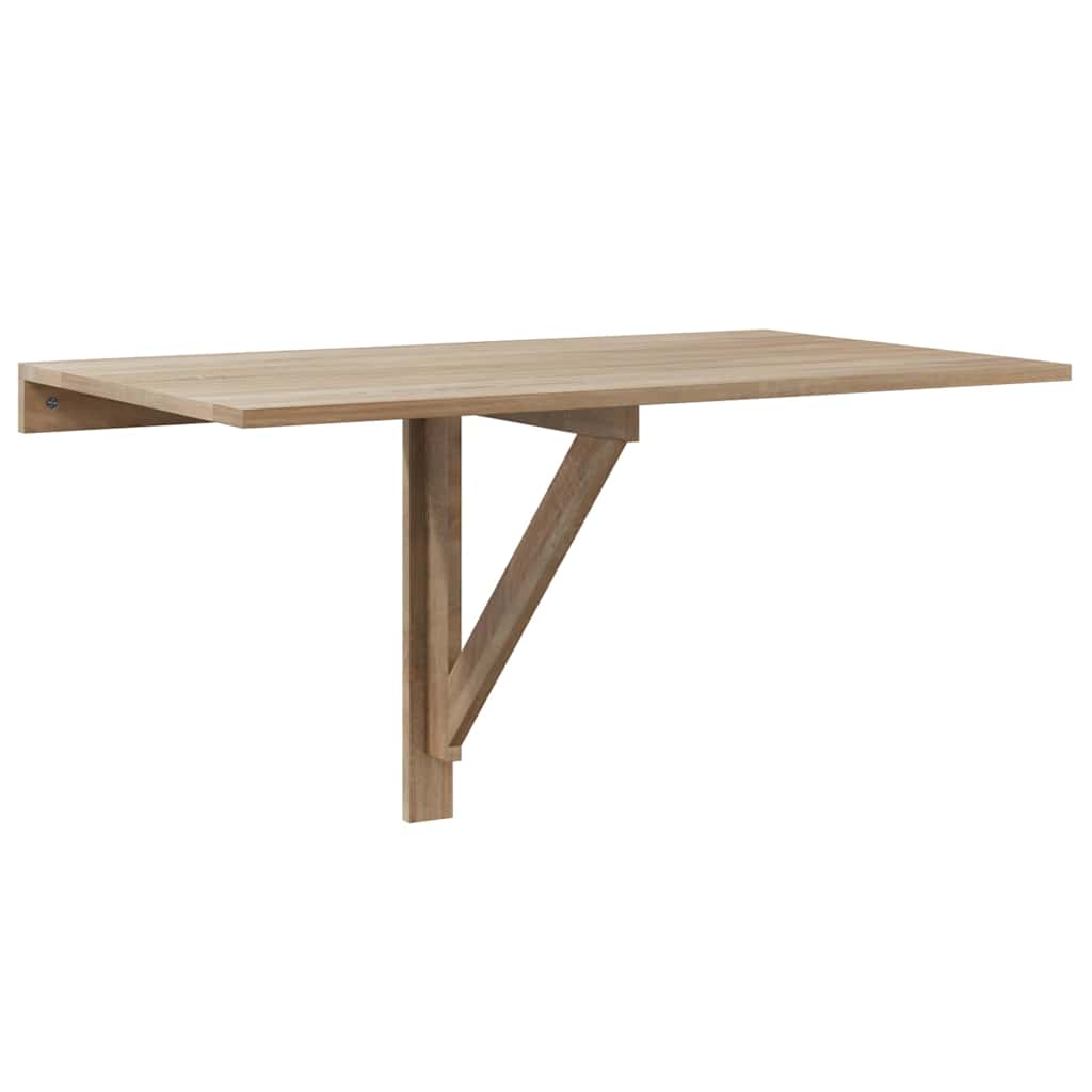 vidaXL Wandtafel inklapbaar 100x60 cm eikenkleurig