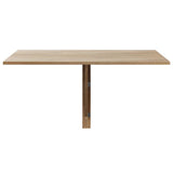 vidaXL Wandtafel inklapbaar 100x60 cm eikenkleurig