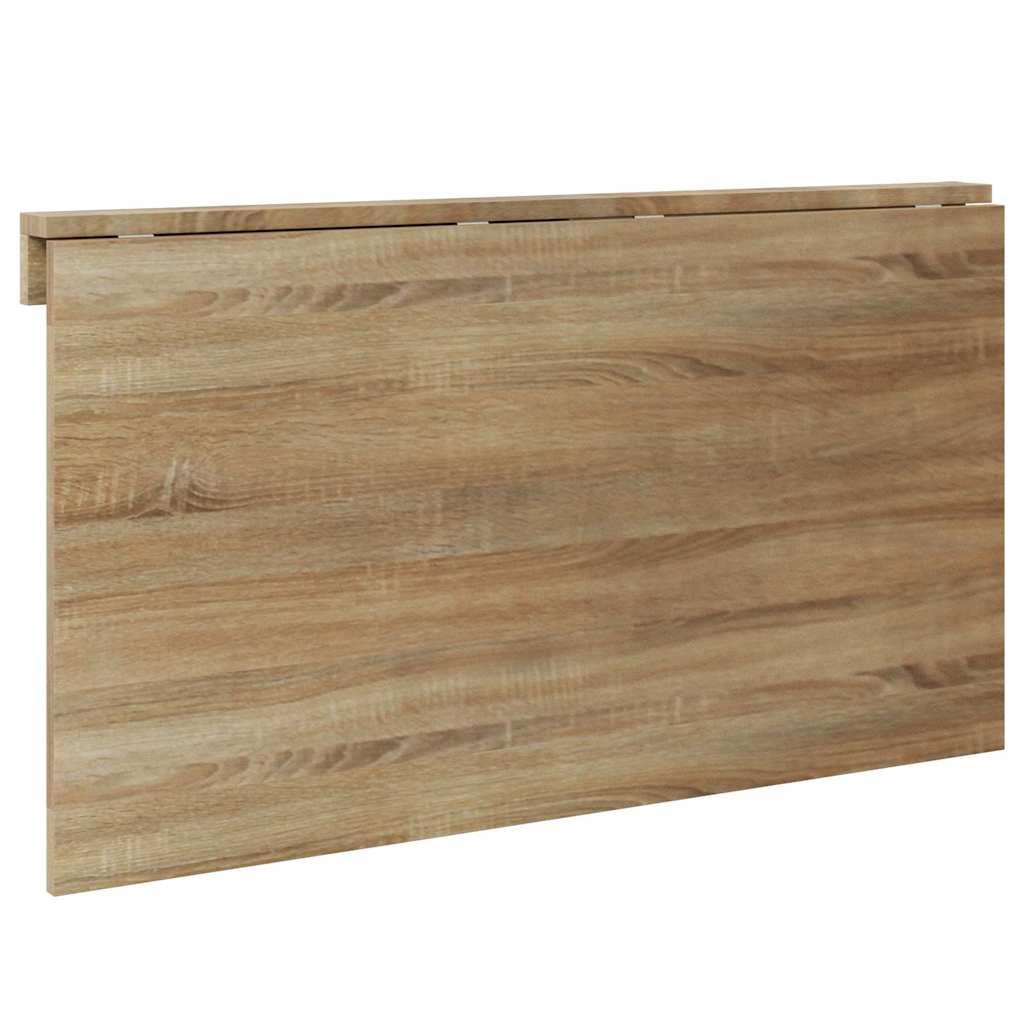 vidaXL Wandtafel inklapbaar 100x60 cm eikenkleurig