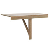 vidaXL Wandtafel inklapbaar 100x60 cm eikenkleurig