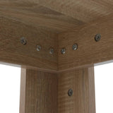 vidaXL Eettafel 140x80x75 cm eikenkleurig