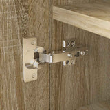 vidaXL Schoenenkast 55x35x108 cm bewerkt hout hoogglans wit