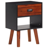 vidaXL Nightstand 40x30x57 cm solid acacia wood