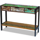 vidaXL Dressoir 3 lades massief gerecycled hout