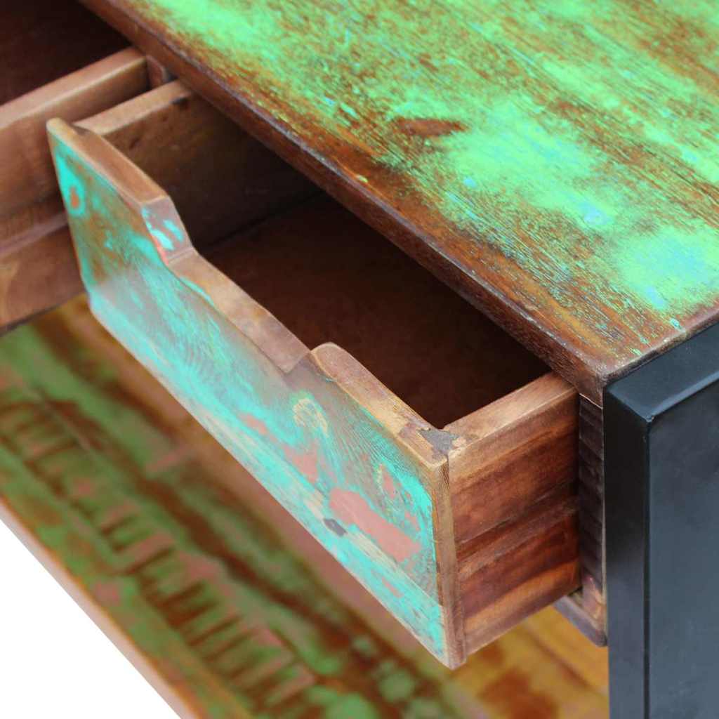 vidaXL Dressoir 3 lades massief gerecycled hout