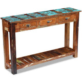 vidaXL Sideboard 120x30x76 cm Solid Reclaimed Wood